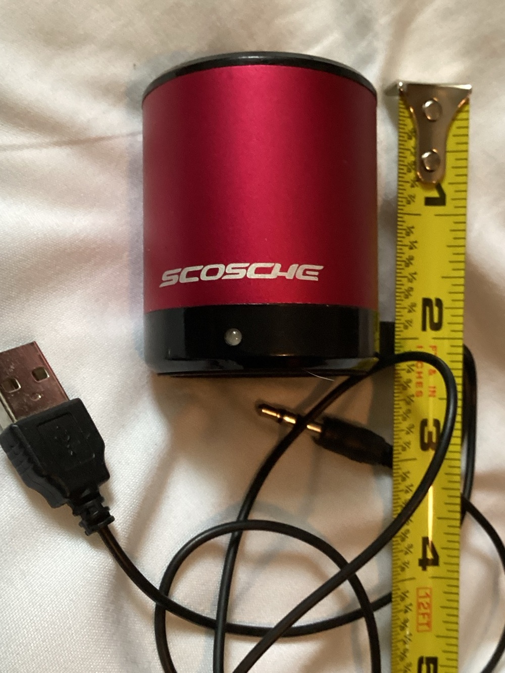 Portable Bluetooth Speaker - Red by Scosche